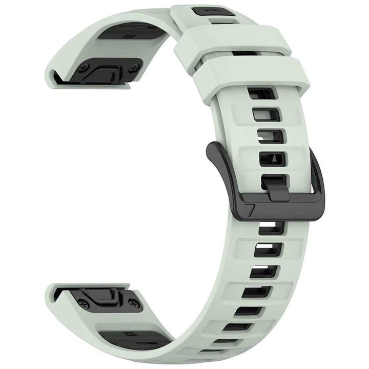 Силиконова каишка Smart Pulse Premium 26 mm за Garmin Fenix 8X 7X 6X Pro 5X Plus TACTIX DELTA MK2i Forerunner 945, Светло зелен