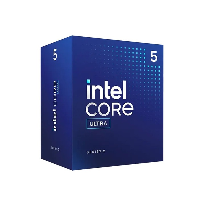 Процесор Intel Core Ultra 5 225, Arrow Lake, 3.3GHz, LGA 1851, 22 MB, 65W кутия