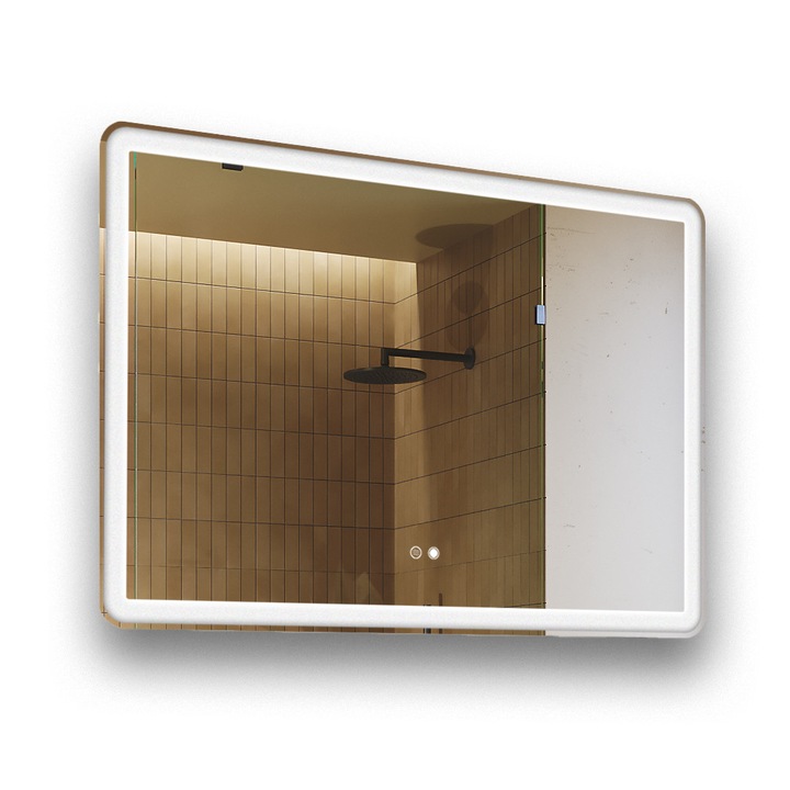 Огледало за баня с LED осветление Artforma 100x70 - Хоризонтално 02