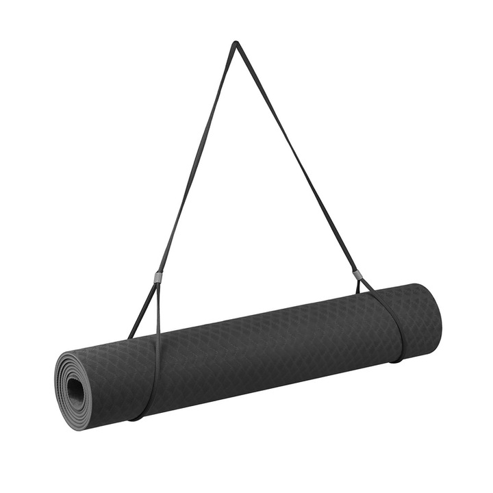 Covor de yoga ecologic, 152.4 x 58.4 cm, TheWay Fitness
