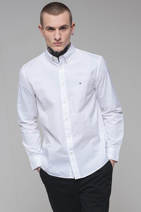 Tommy Hilfiger, Kényelmes fazonú pamuting, Fehér