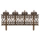 Set Gardulet din Plastic de Culoare Bronz 62x35 cm 5 buc
