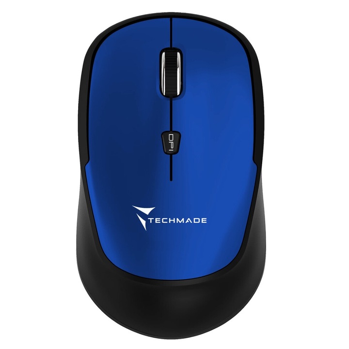 Techmade egér vezeték nélküli, Tm-xj35, kék, PC-hez