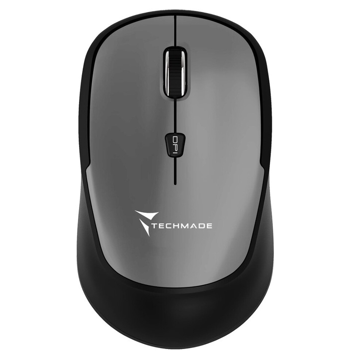 Techmade egér vezeték nélküli, Tm-xj35, szürke, PC-hez