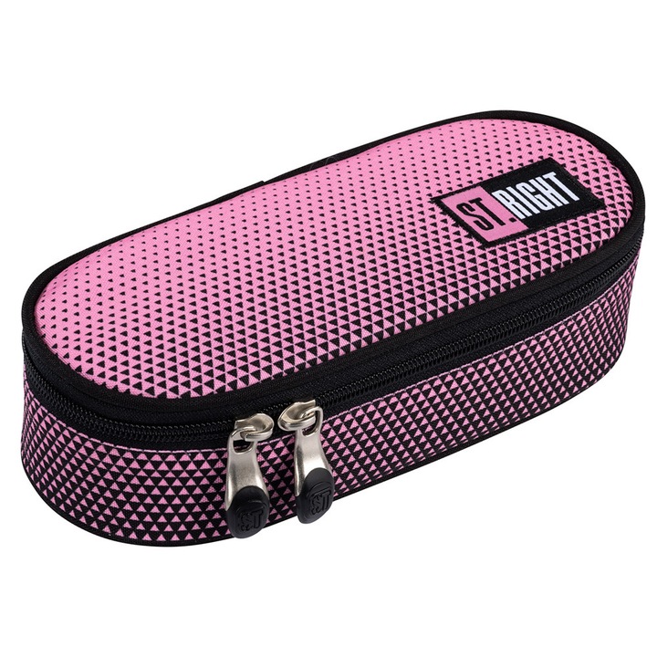 Твърд калъф за моливи, St.Right, вътрешен капак, колекция - розов градиент PC01 23x9, 5x6 см