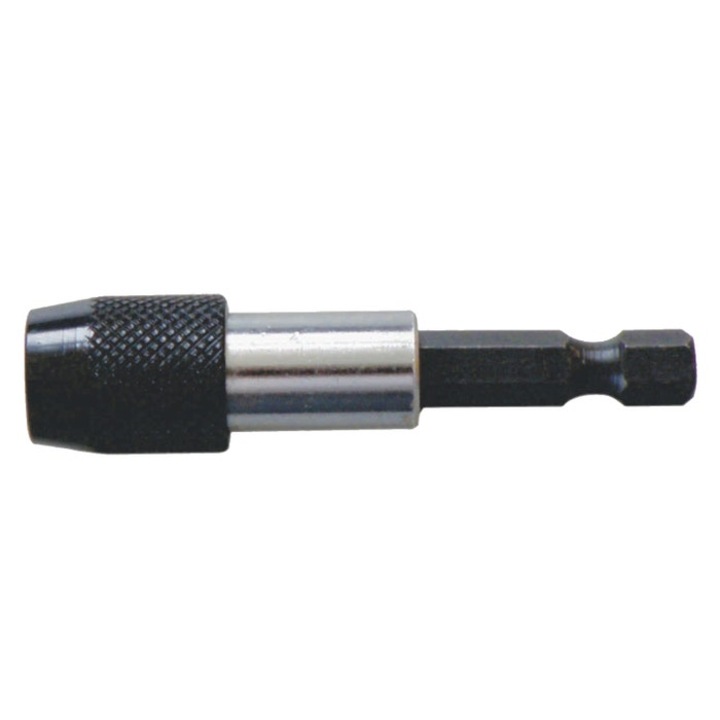 Prelungitor magnetic pentru biti de insurubare, Lumytools LT65854, cu blocare mecanica, 60 mm