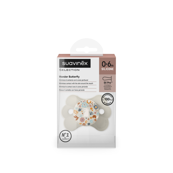 Suavinex Wonderland SX PRO fiziológiai, 0-6 m Liberty, krém (8426420901239)