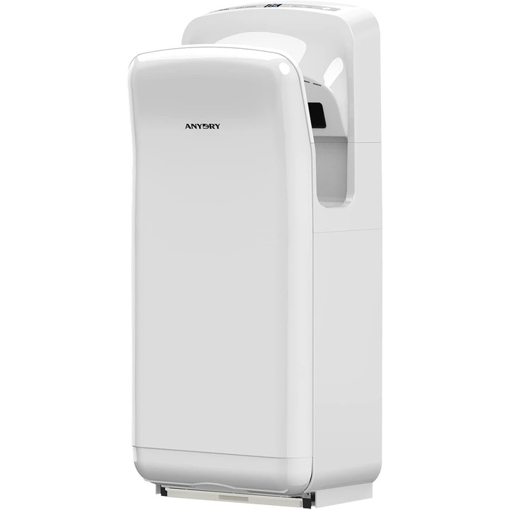 anydry 2005H kézszárító, elektromos, kereskedelmi használatra, HEPA szűrővel, kiváló teljesítmény, gyors száradás 7-10 másodperc, 1750-2050 W (fehér)