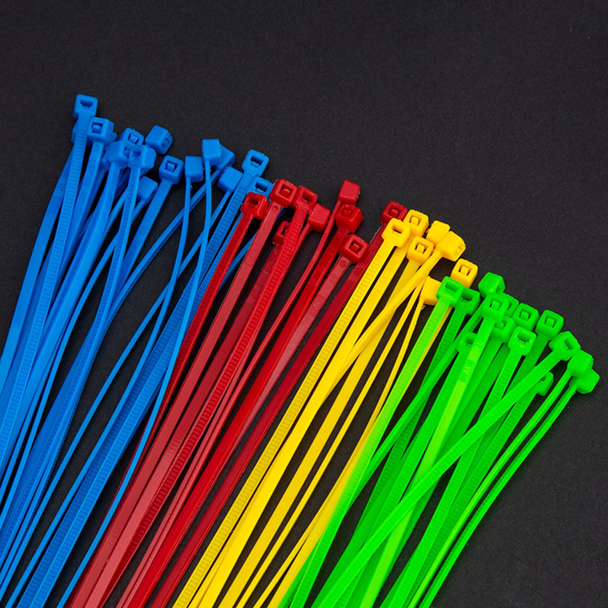 Set de 200 bucati coliere prindere, nylon, auto-blocant, 20cm ...