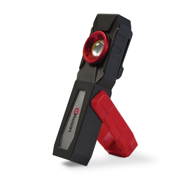 Lampa de Lucru LED reincarcabila Lexman, 600 lm, magnet puternic, Negru