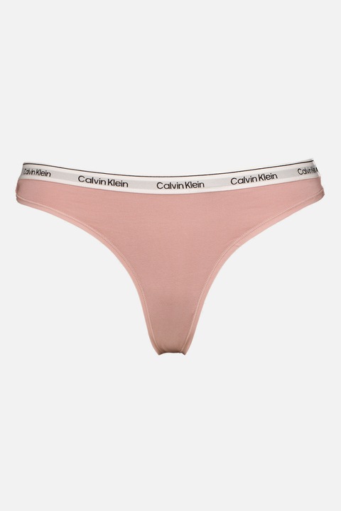 CALVIN KLEIN, Танга с лого, Розова сьомга