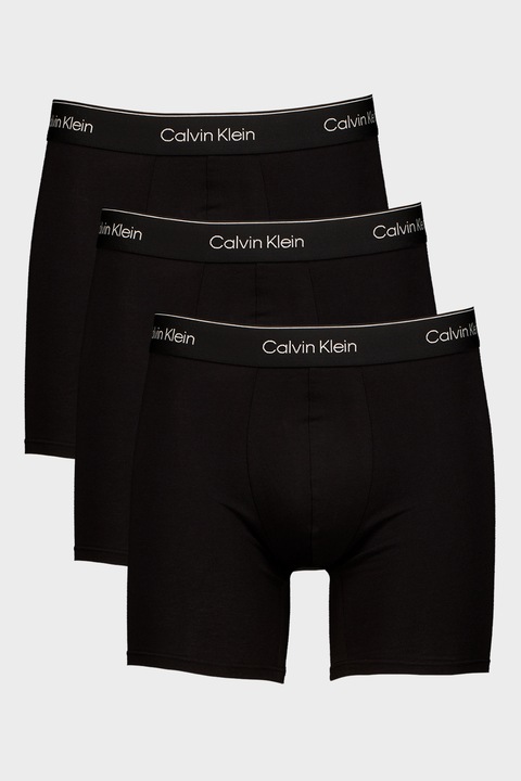 CALVIN KLEIN, Egyszínű boxer szett - 3 db, Antracitszürke
