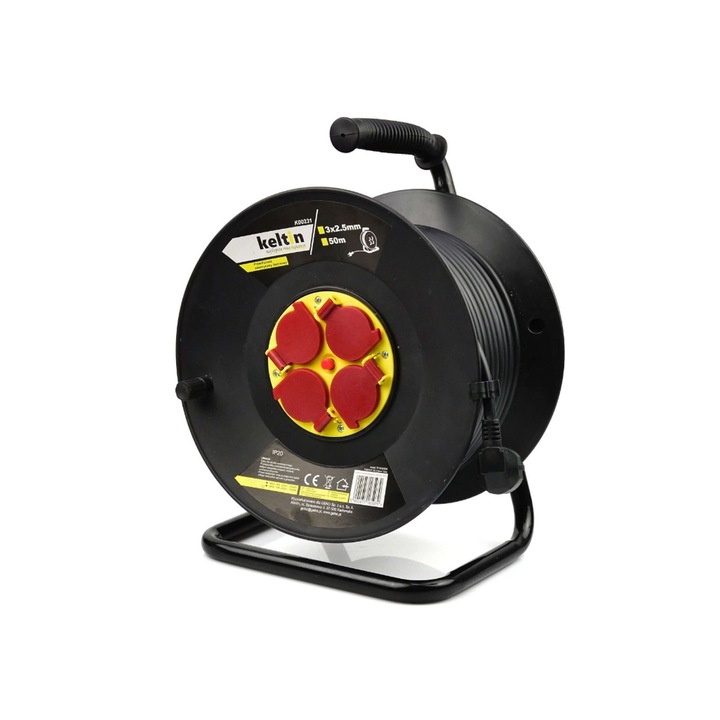 Prelungitor pe tambur 3X2.5 mm, 50M, 230V