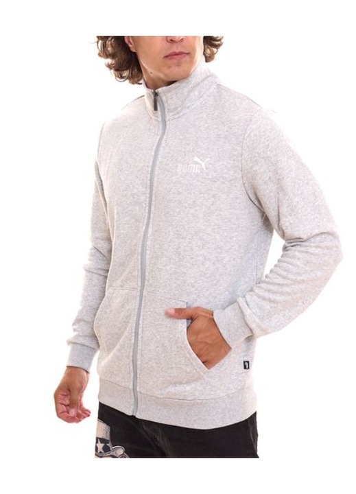 Puma Ess, szürke férfi pulóver cipzárral XL-es méretben