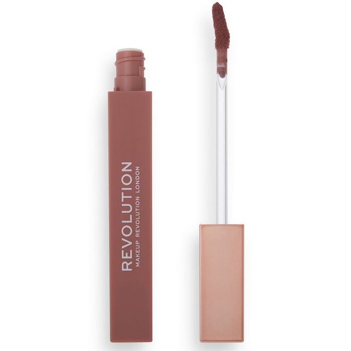 Ruj cremos Revolution IRL Whipped Lip Crème Caramel Syrup, 1.8 ml