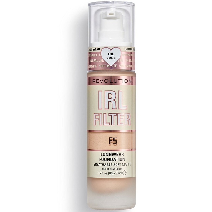 Фон дьо тен Revolution IRL Filter Longwear Foundation F5, 23 мл