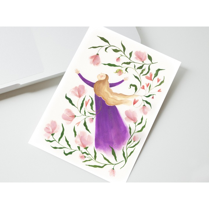 Felicitare Dor de primavara