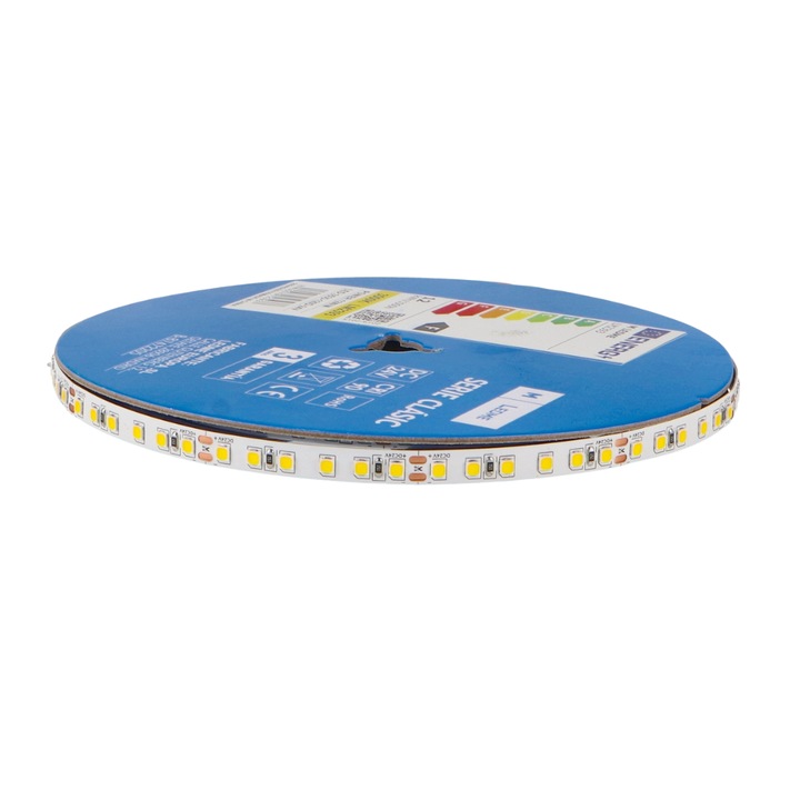 Banda LED 24V SMD3535, IP20, 120 LED/m, 2100K, rola 10 Metri