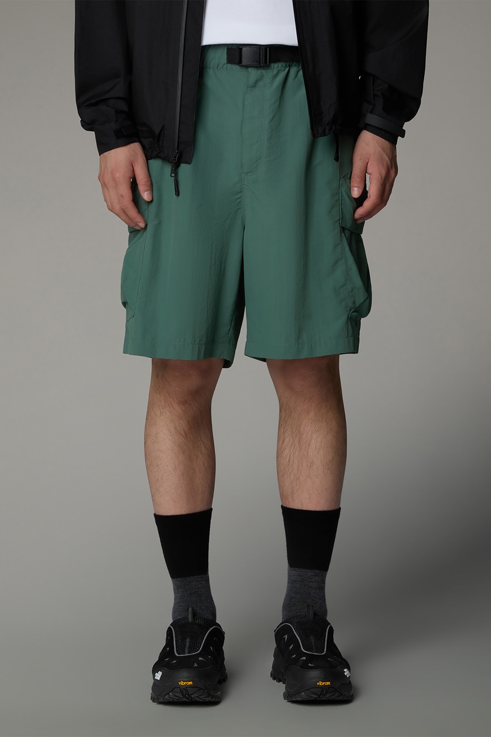 The North Face, Pantaloni scurti cu buzunare laterale, Verde inchis, M