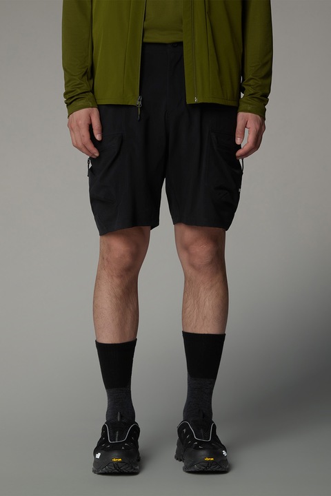 The North Face, Pantaloni scurti cu buzunare multiple pentru drumetii, Negru