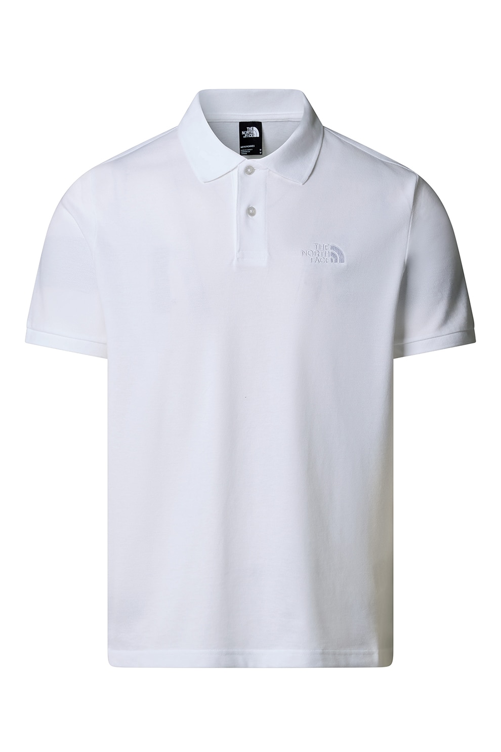 The North Face, Tricou polo cu logo brodat, Alb, S - eMAG.ro