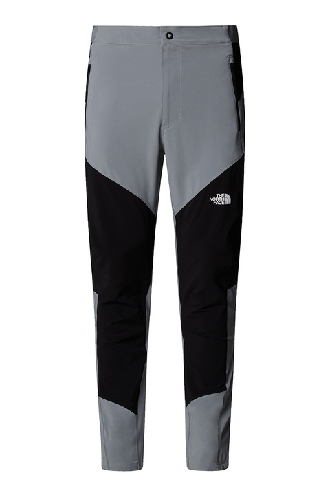 The North Face, Pantaloni cu logo pentru drumetii, Negru/Gri, 48