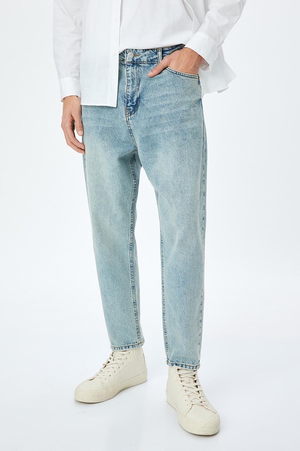 KOTON, Blugi lejeri, Albastru deschis, W28-L32