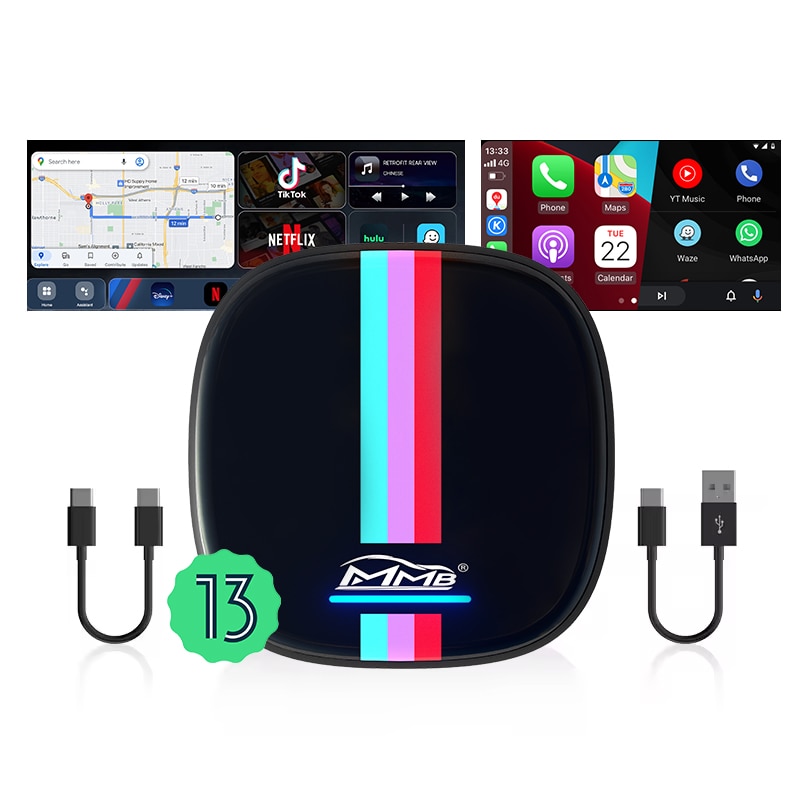 Modul Carlinkit Tbox Ambient, 8GB RAM, 128GB ROM, CarPlay si