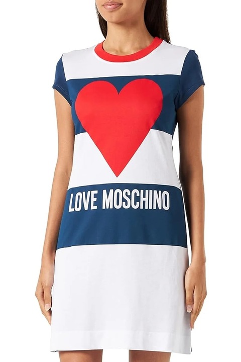 Дамска тениска рокля Love Moschino W5D1902 XS INTL Многоцветна, Многоцветен, S