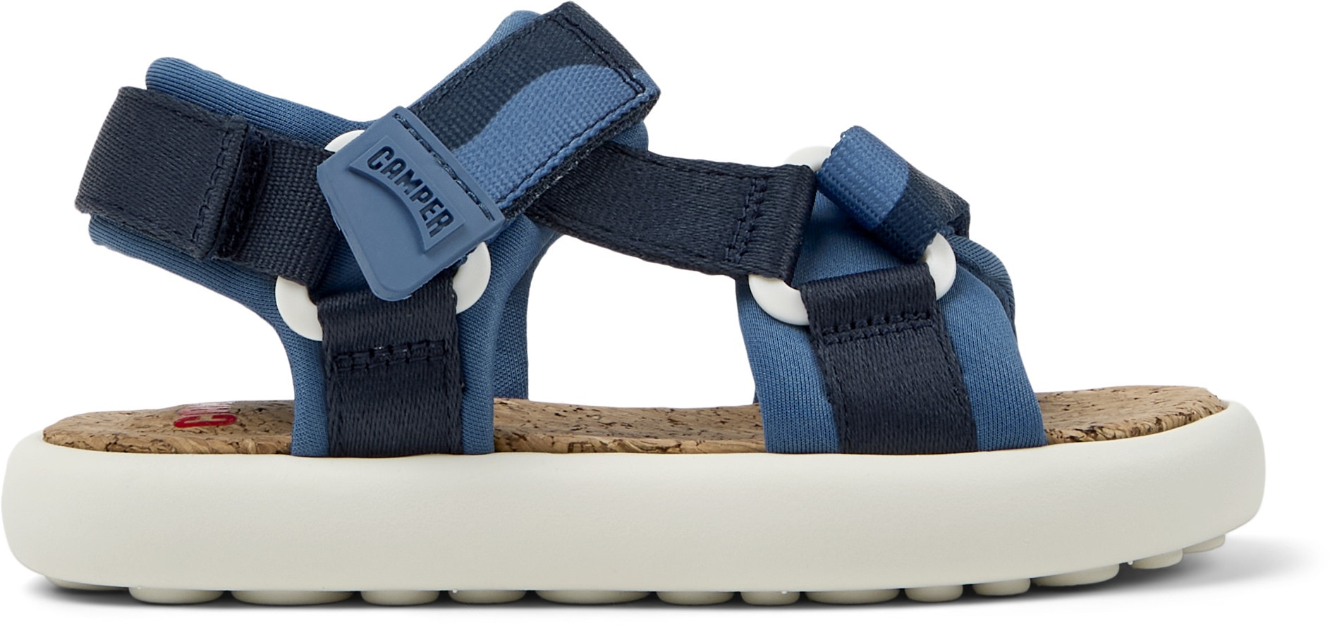 Camper, Sandale uni cu velcro, Alb, 35 EU