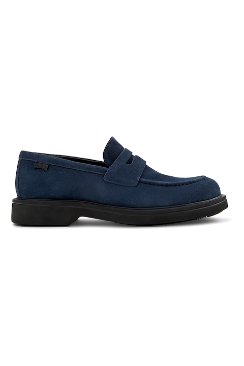 Camper, Pantofi loafer de piele Norman, Bleumarin