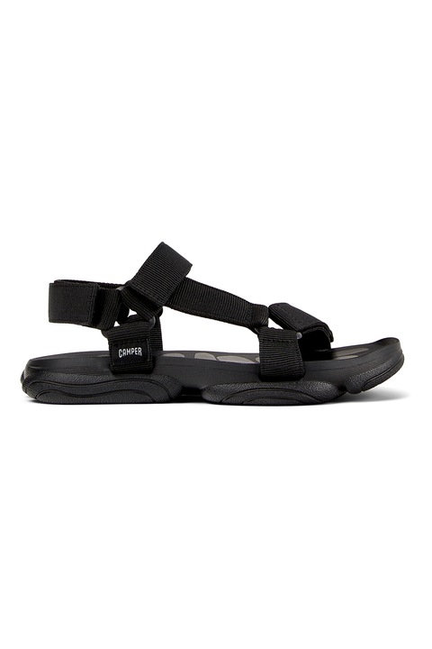 Camper, Sandale cu velcro Karst, Negru