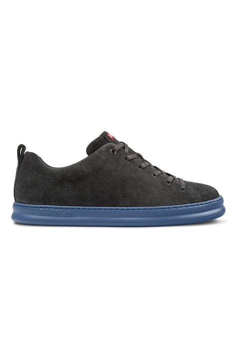 Camper, Pantofi sport de piele Runner Four 1601, Gri inchis