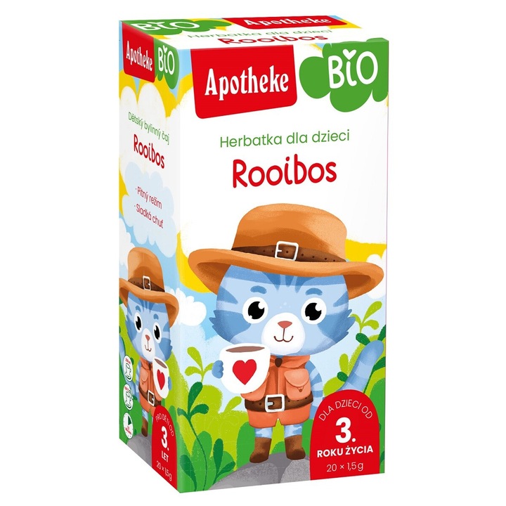Bio rooibos tea, Apotheke, 20 tasak x 1,5 g, 30 g