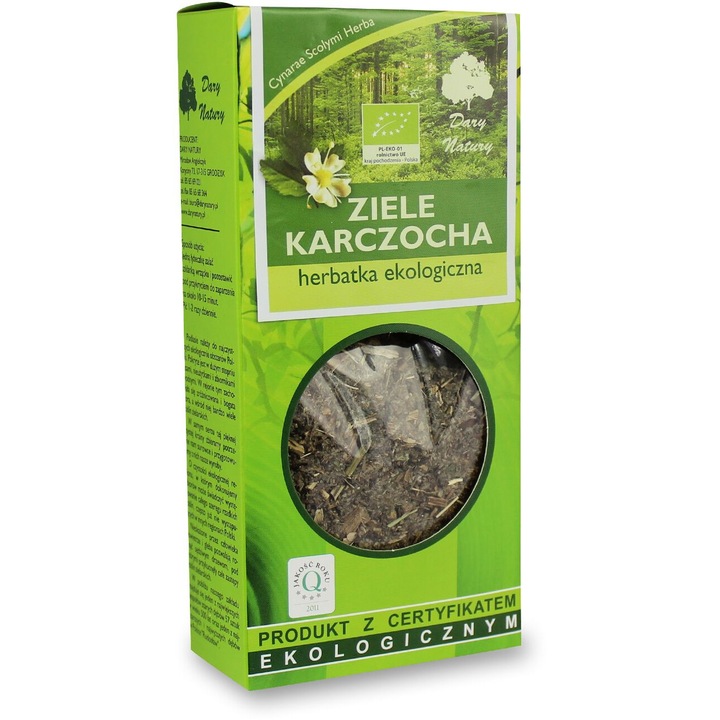 Bio gyógynövény- és articsóka tea, Dary Natury, 50g