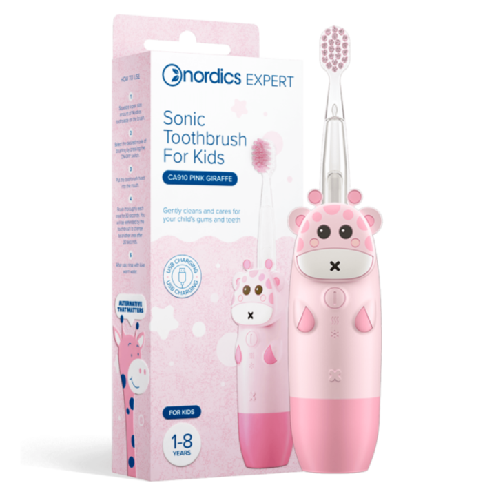 Sonic fogkefe gyerekeknek, Nordics, Pink