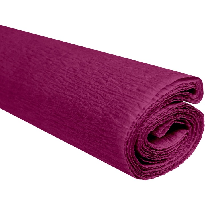 Опаковка марширана хартия 50х200см, бордо, 10 ролки, TYMOS