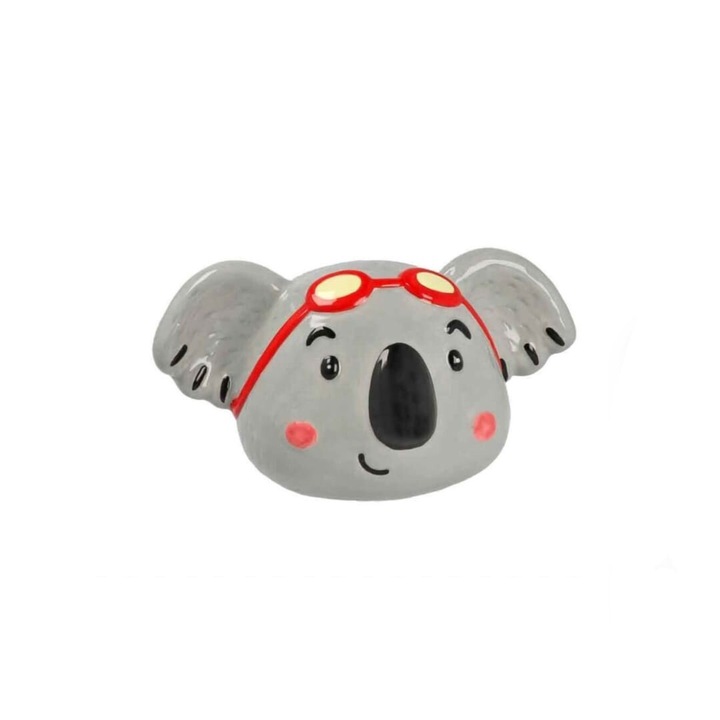 Pusculita Koala, MASHASHOP, ceramica, multicolor, 15 cm
