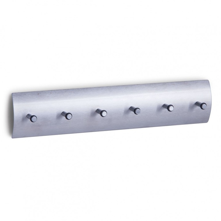 Suport pentru chei inox/aluminiu, 34 x 7 x 3.8 cm