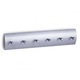 Suport pentru chei inox/aluminiu, 34 x 7 x 3.8 cm