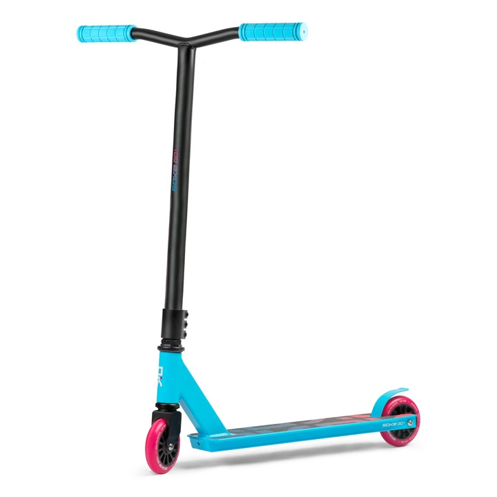 SOKE GO roller, türkiz, alumínium konstrukció, hatékony fékrendszer