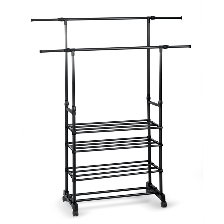 Suport pentru haine Massido, negru