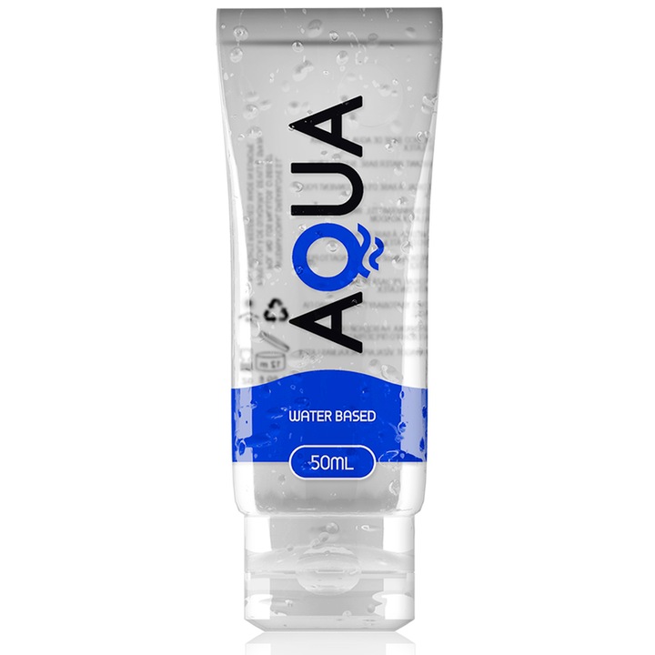 AQUA QUALITY zselés síkosító, hosszantartó síkosító, vízbázisú 50 ml, óvszerrel kompatibilis