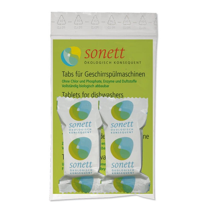 Detergent vase, Sonett, set 80 tablete, 1,6kg