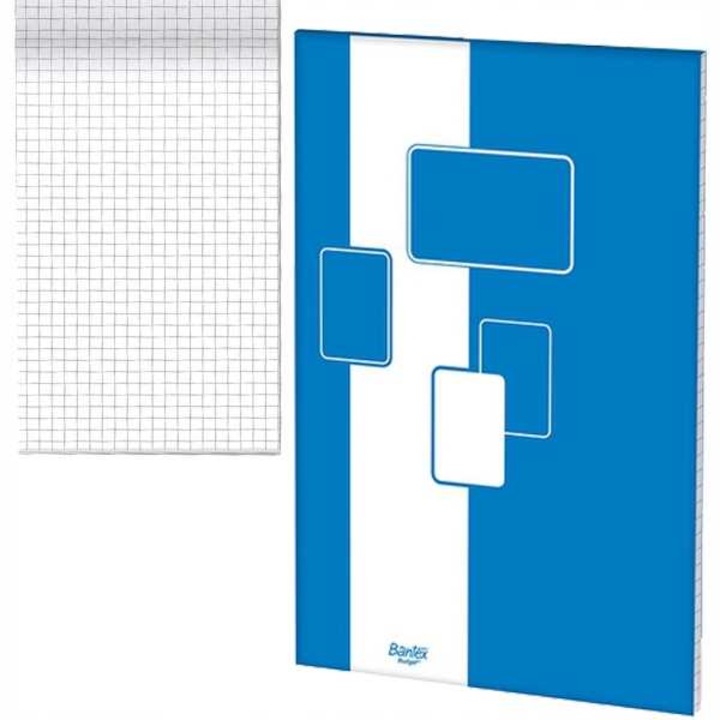 Caiet Bantex A4, 100 file, 60g, matematica, Albastru