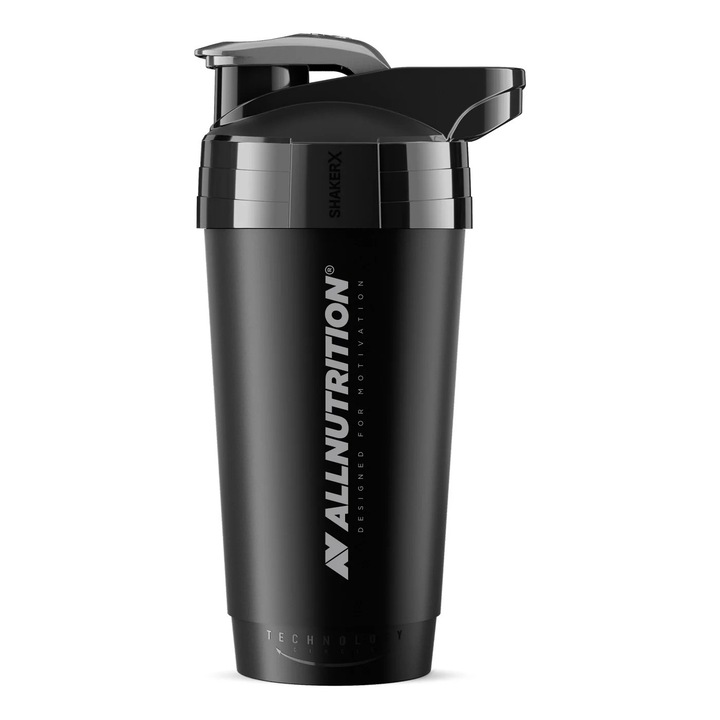 Allnutrition Shaker Premium - Black - Shaker 700ml negru