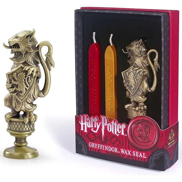 Восъчен печат Хари Потър - Грифиндор, многоцветен, The Noble Collection