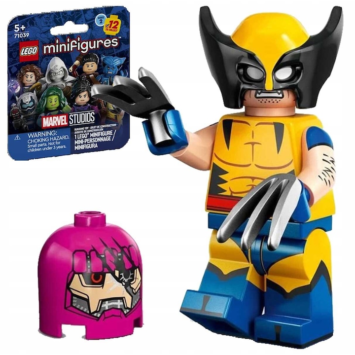 Фигурка LEGO Wolverine, Marvel Series 2, с аксесоари