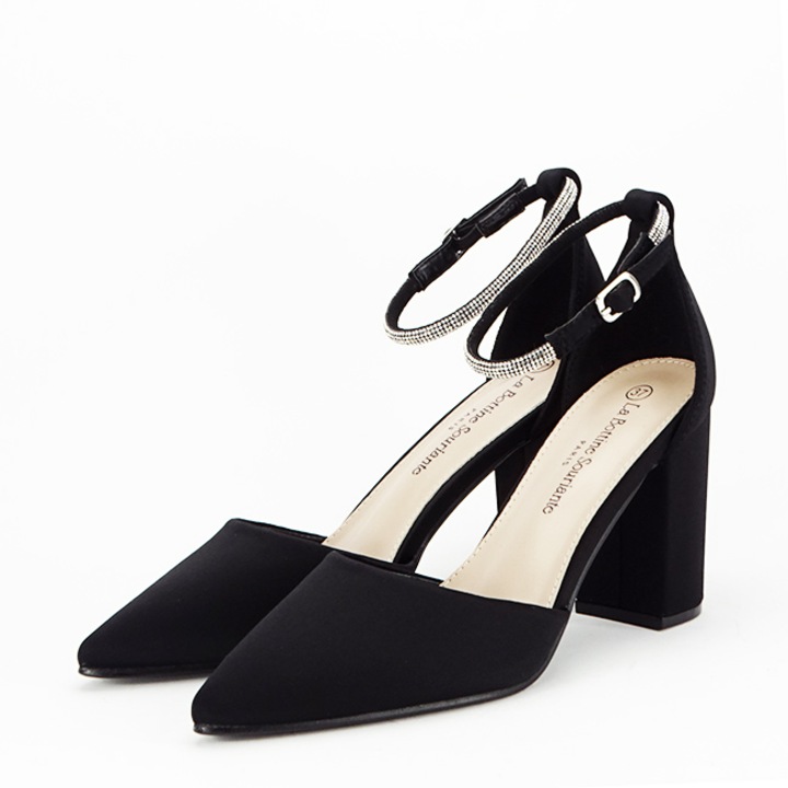 Pantofi eleganti negri BYJ8296 03 13990, Negru