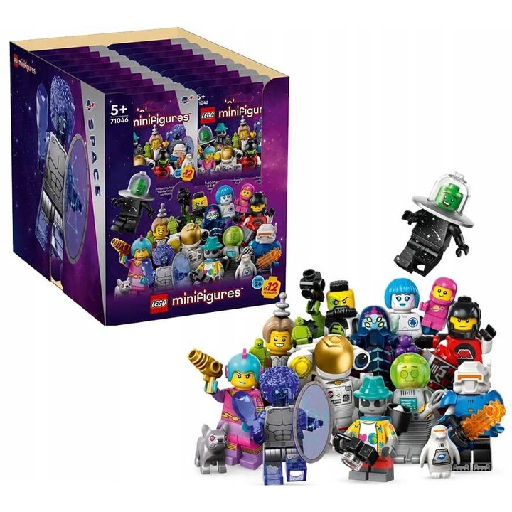 Figurine LEGO Minifigures Kosmos Seria 26, set 36 bucati
